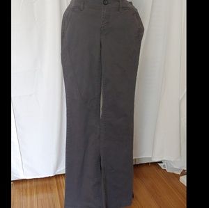 Grey Twill Bootcut Trousers - 4L 4 Long AE NWOT